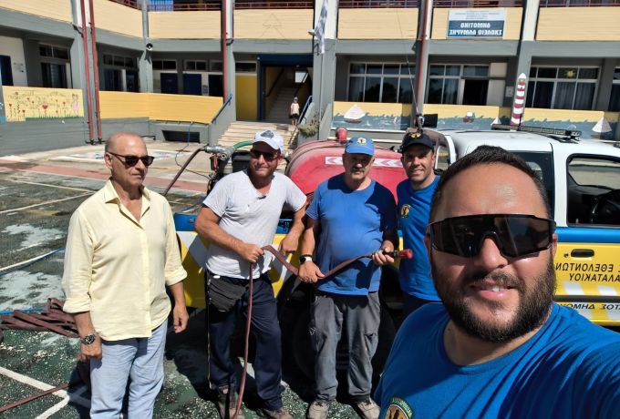 Εθελοντές Δασοπροστασίας Γαλατακίου: Καθάρισαν το Δημοτικό Σχολείο Αλμυρής